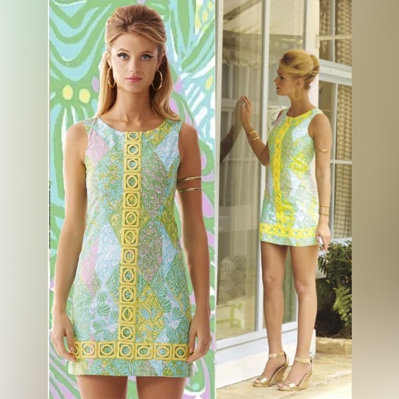 NWT Lilly Pulitzer Mila Sun Dance Shift Dress - Picture 2 of 6
